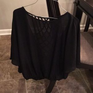 Criss Cross back women’s dress shirt size M